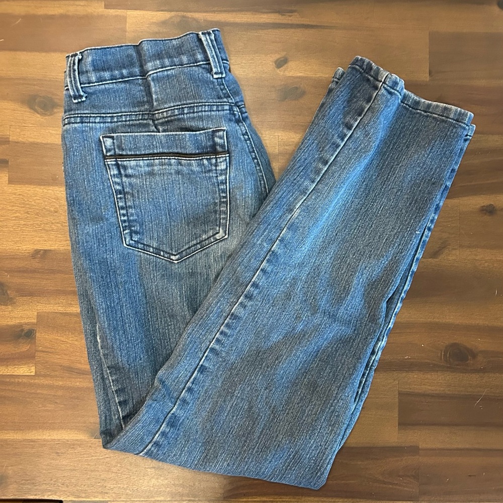 gloria vanderbilt medium blue jeans straight leg